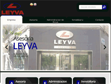 Tablet Screenshot of leyvaasesores.com